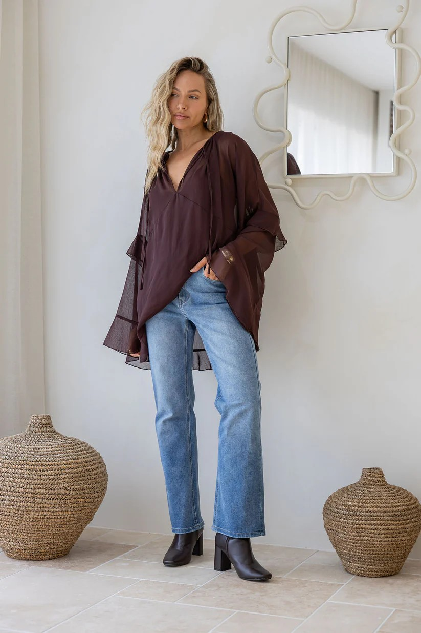 Lyra Tunic – Chocolate
