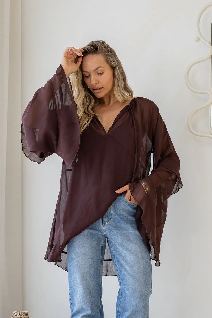 Lyra Tunic – Chocolate