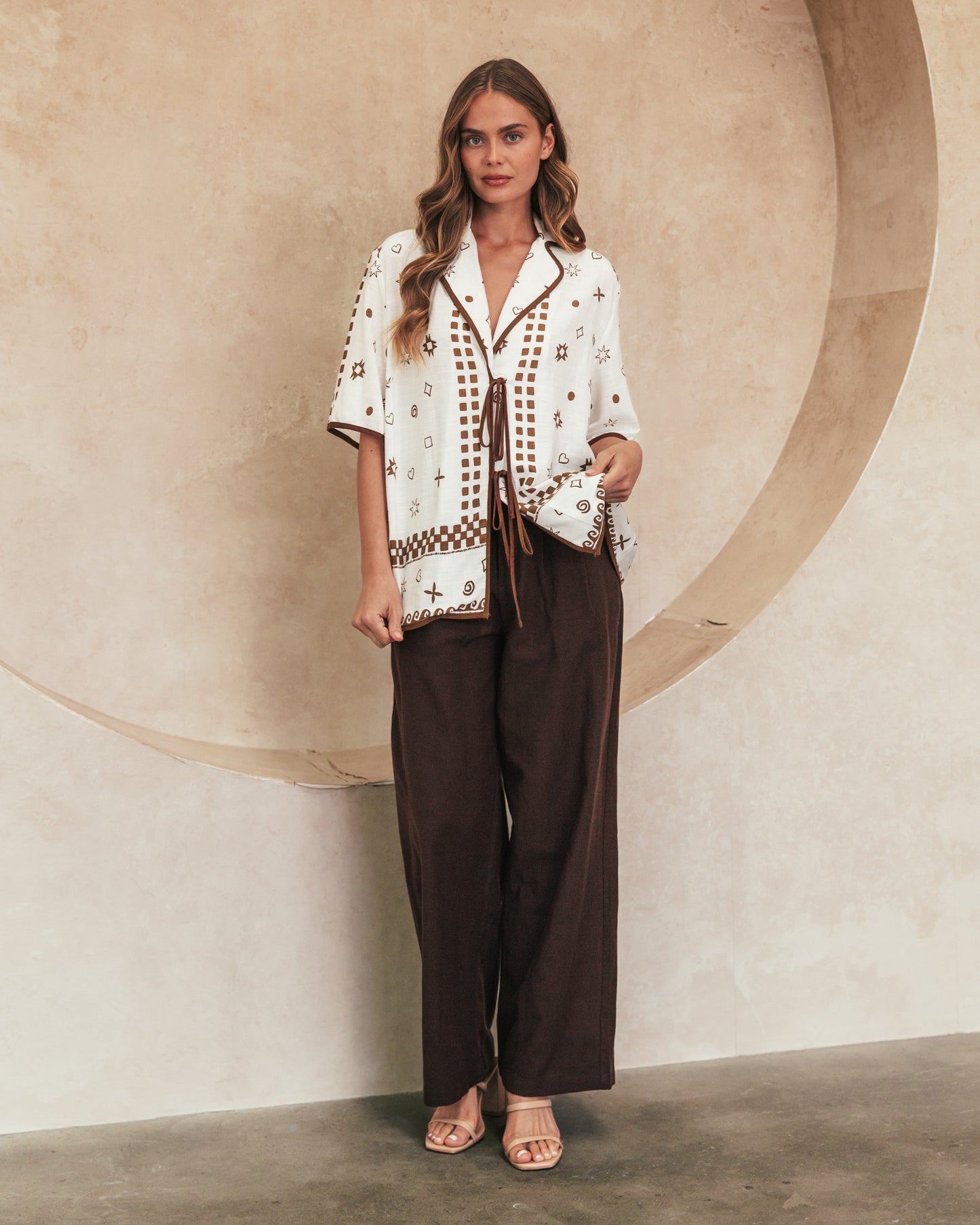 The Valencia Luxe Linen Top