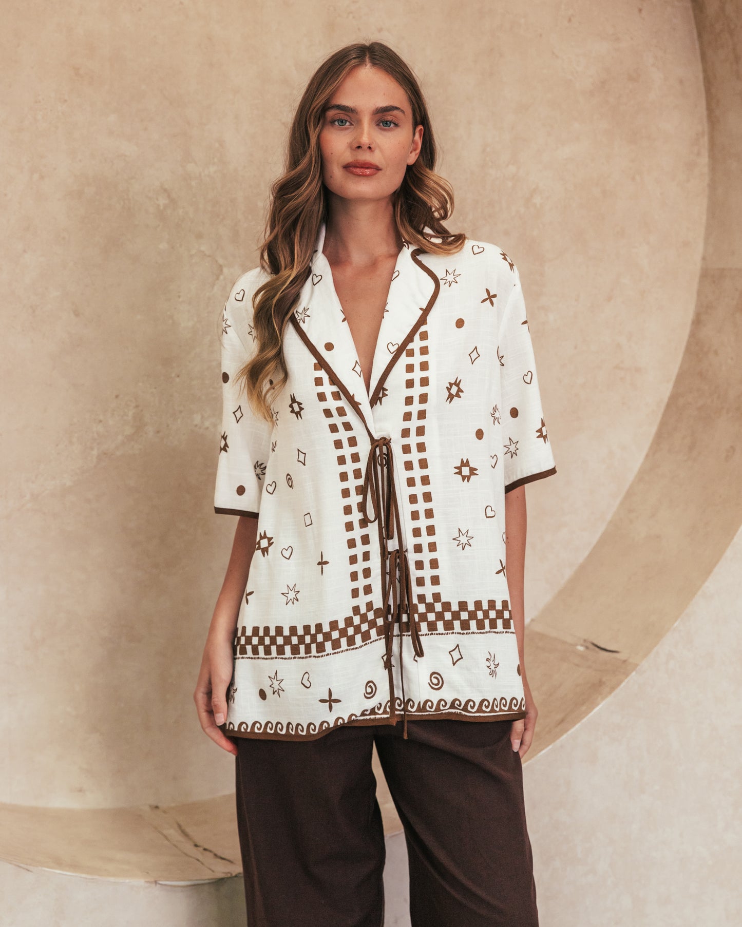The Valencia Luxe Linen Top