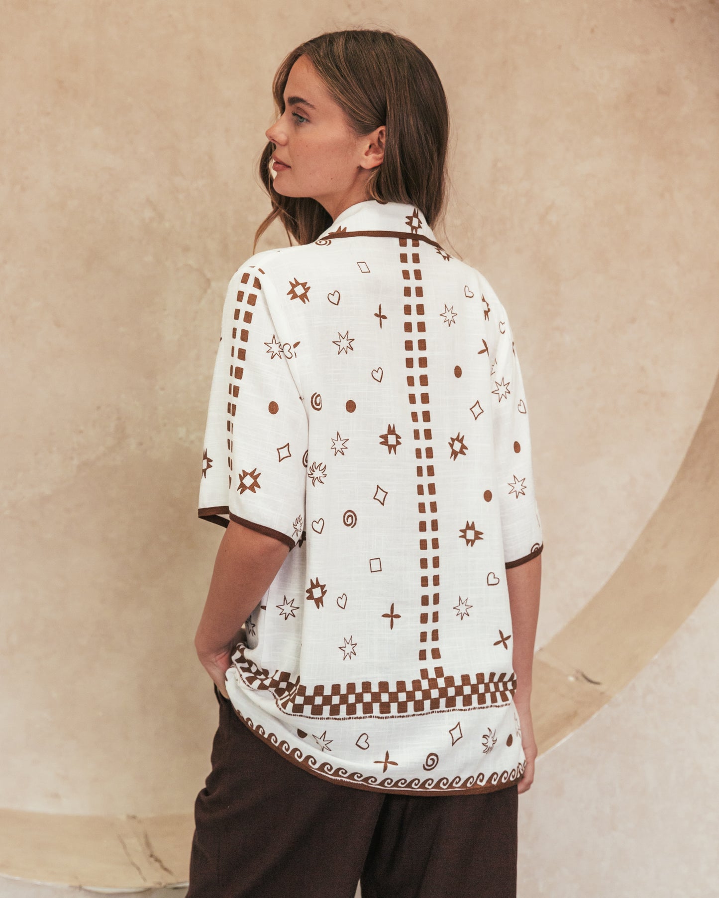 The Valencia Luxe Linen Top