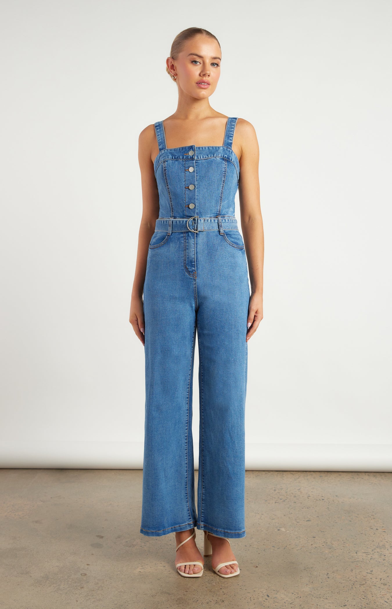 Celeste Denim Jumpsuit
