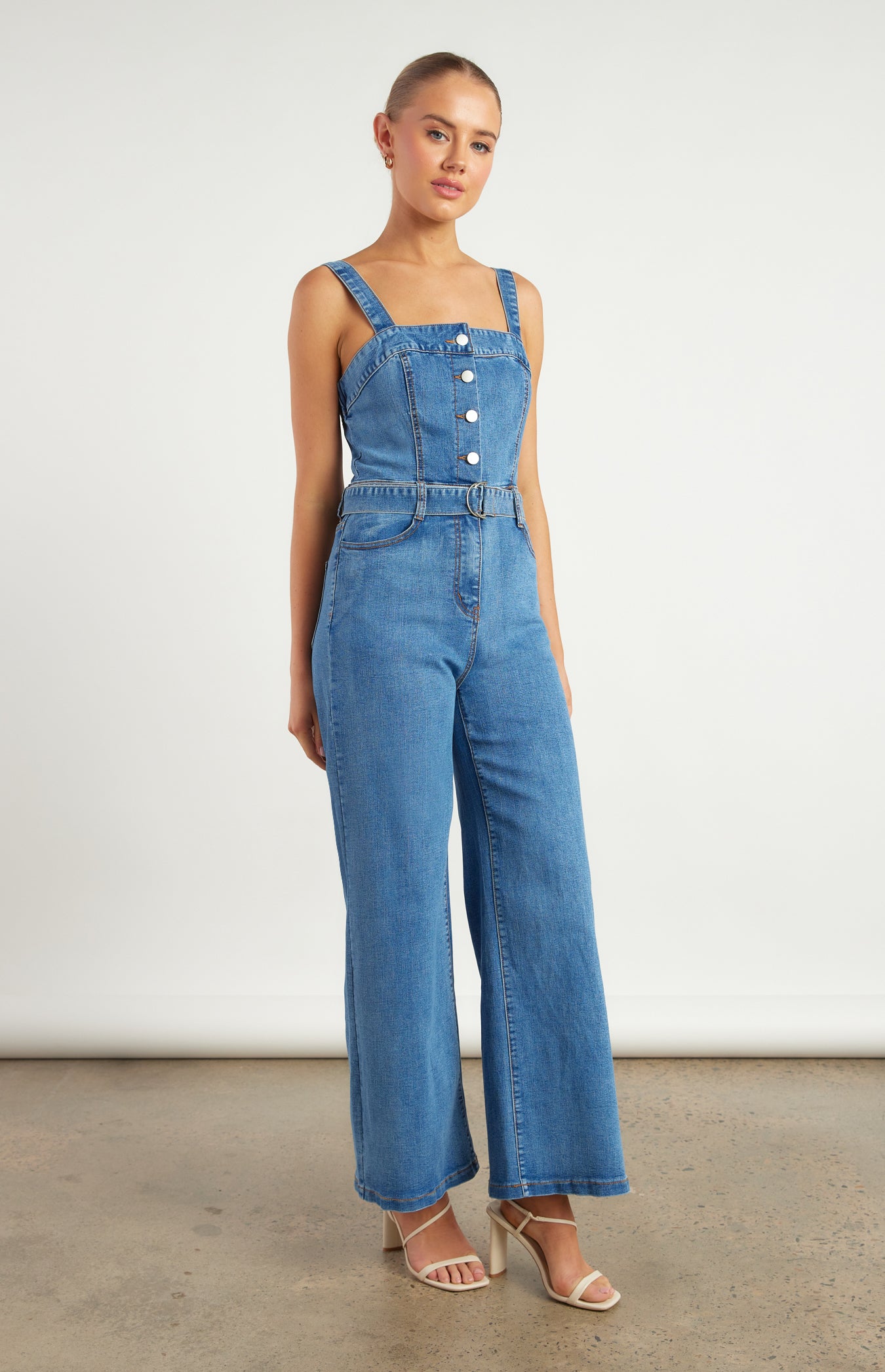 Celeste Denim Jumpsuit