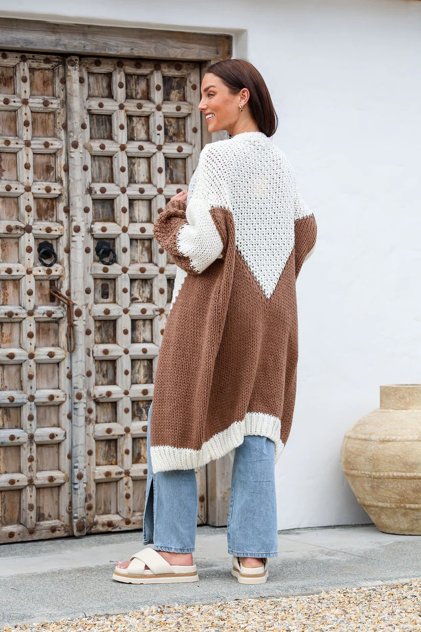 Getaway Cardigan – White Chocolate