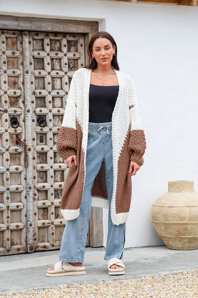 Getaway Cardigan – White Chocolate