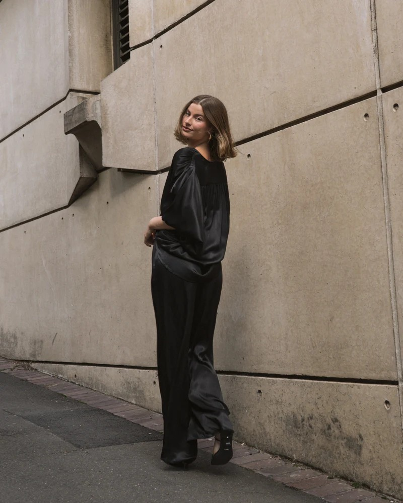 Sloane Satin Wide Leg Pants