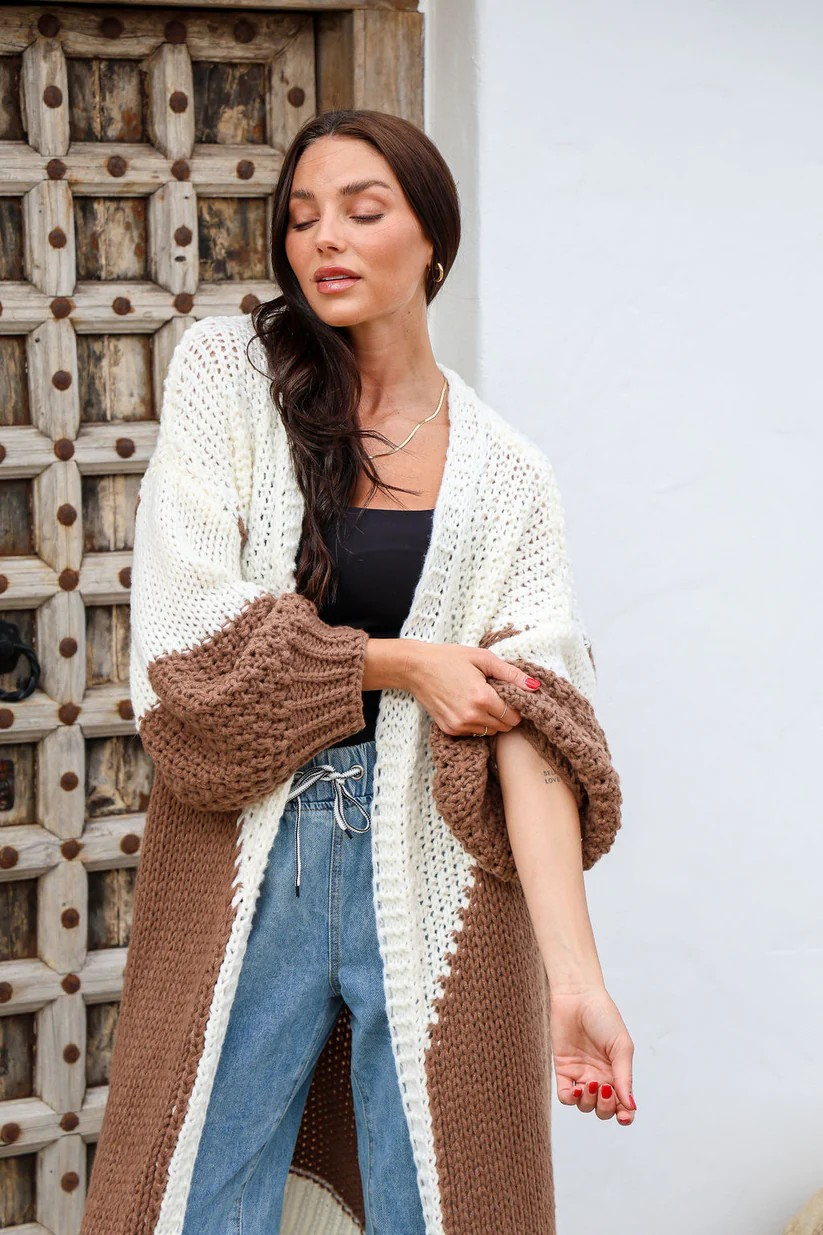 Getaway Cardigan – White Chocolate