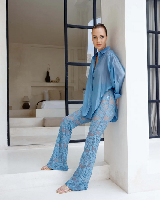 Dolce Lace Pant – Blue