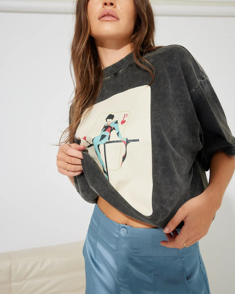 Remy Pant - Blue Satin