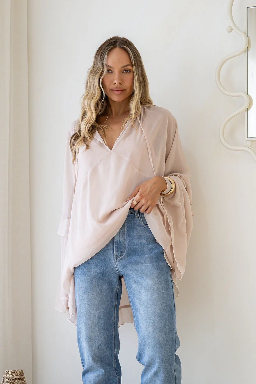 Lyra Tunic – Nude