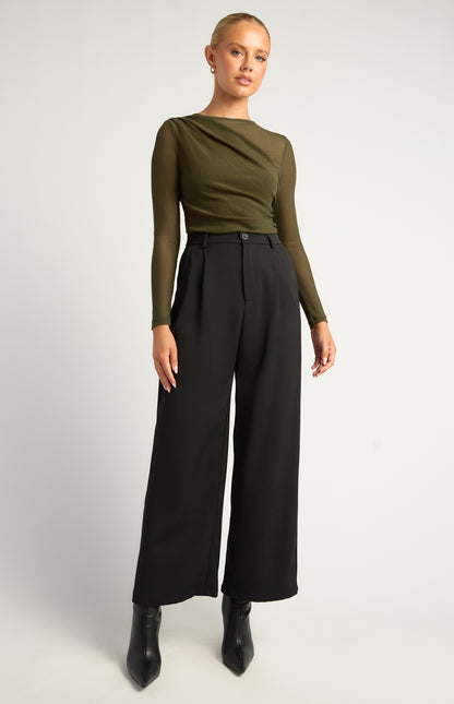 Amara Textured Jersey Top
