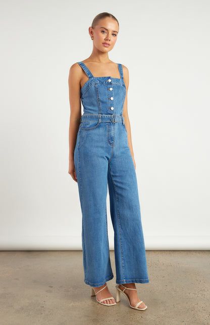 Celeste Denim Jumpsuit