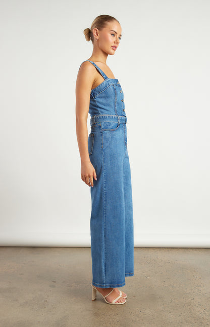 Celeste Denim Jumpsuit