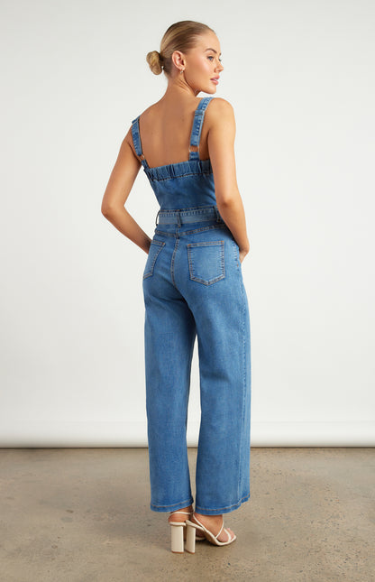 Celeste Denim Jumpsuit