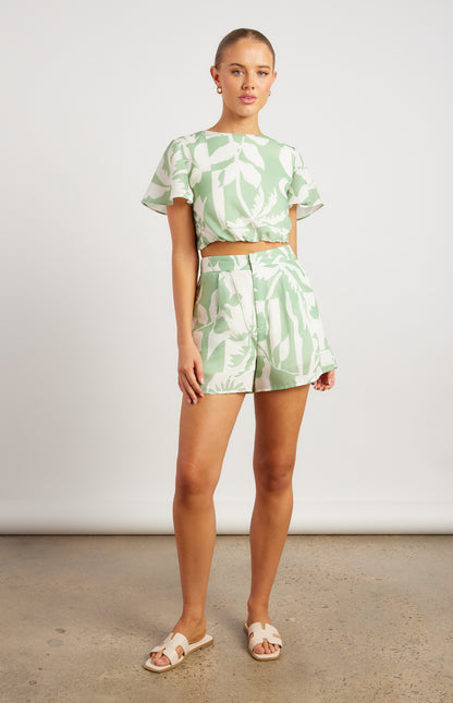 Isabella Two Piece Reversible Set - Sage