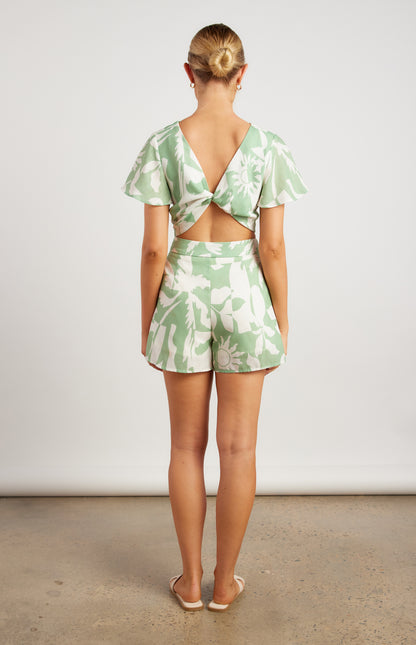 Isabella Two Piece Reversible Set - Sage