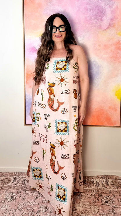 Wild Ones Strapless Maxi Dress