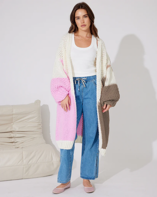 Getaway Cardigan – Choc Berry