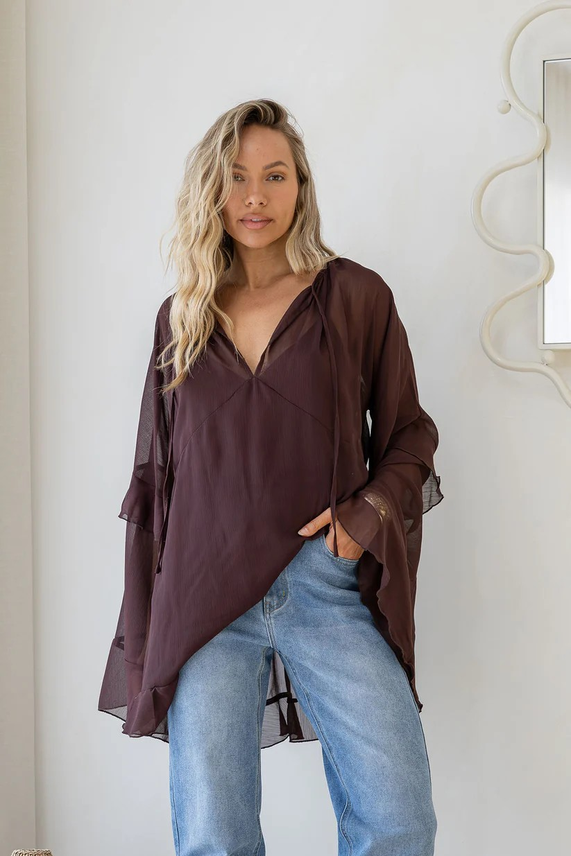 Lyra Tunic – Chocolate