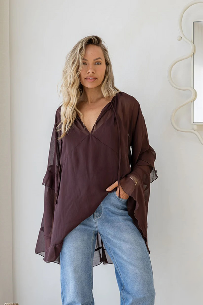 Lyra Tunic – Chocolate