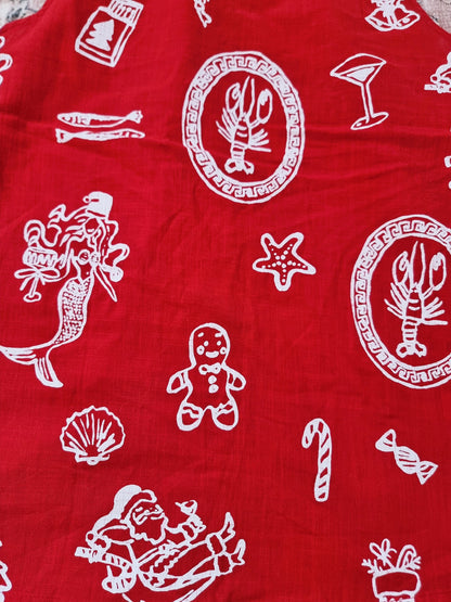 Sea-son’s Greetings Short Set - Red