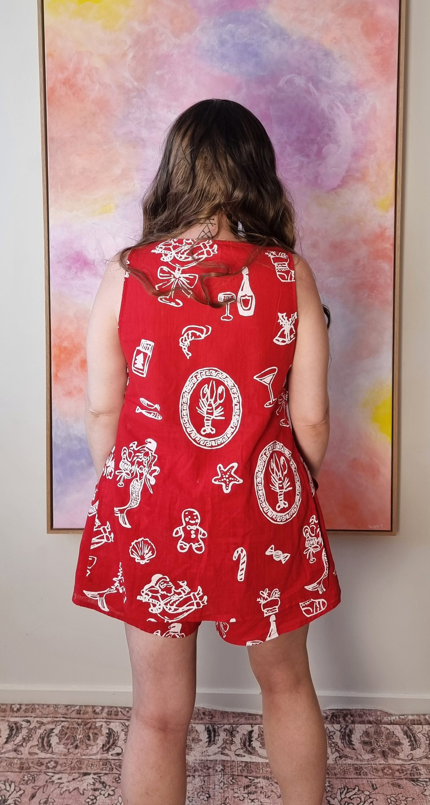 Sea-son’s Greetings Short Set - Red