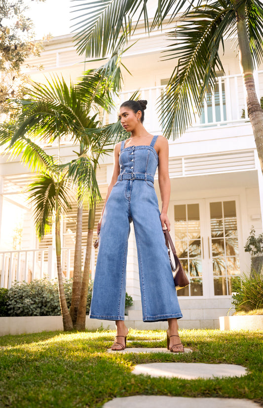 Celeste Denim Jumpsuit