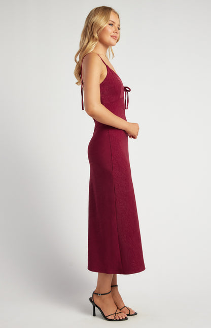 Serena Satin Midi Dress